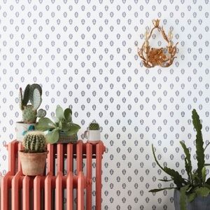 Opalhouse Peel & Stick Wallpaper - Indigo Florida Dilly Pattern -3 rolls